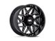 Moto Metal Turbine Gloss Black Milled 6-Lug Wheel; 20x10; -18mm Offset (04-15 Titan)