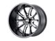 Moto Metal Dagger Satin Gray Milled 6-Lug Wheel; 20x9; 18mm Offset (05-21 Frontier)