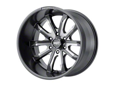 Moto Metal Dagger Satin Gray Milled 6-Lug Wheel; 20x9; 30mm Offset (05-21 Frontier)