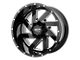 Moto Metal Melee Gloss Black Milled 6-Lug Wheel; 20x9; 18mm Offset (05-21 Frontier)