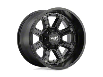 Moto Metal Shift Matte Black with Gloss Black Inserts 6-Lug Wheel; 20x9; 30mm Offset (05-21 Frontier)