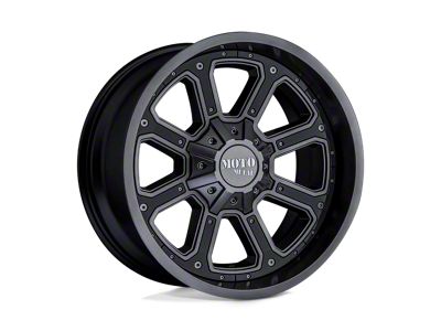 Moto Metal Shift Matte Gray with Gloss Black Inserts 6-Lug Wheel; 20x9; 30mm Offset (05-21 Frontier)