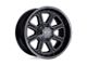 Moto Metal Shift Matte Gray with Gloss Black Inserts 6-Lug Wheel; 20x9; 30mm Offset (05-21 Frontier)