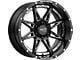 Moto Metal Hydra Gloss Black Milled 6-Lug Wheel; 18x8.5; 18mm Offset (05-15 Tacoma)