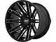 Moto Metal Kraken Gloss Black Milled 6-Lug Wheel; 20x12; -44mm Offset (05-15 Tacoma)