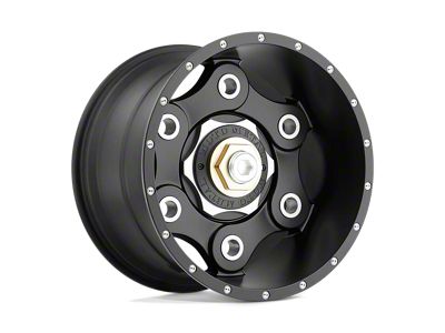 Moto Metal Link Satin Black 6-Lug Wheel; 18x10; -24mm Offset (05-15 Tacoma)