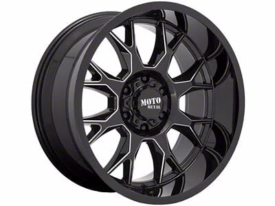 Moto Metal MO806 Gloss Black Milled 6-Lug Wheel; 20x9; 0mm Offset (05-15 Tacoma)