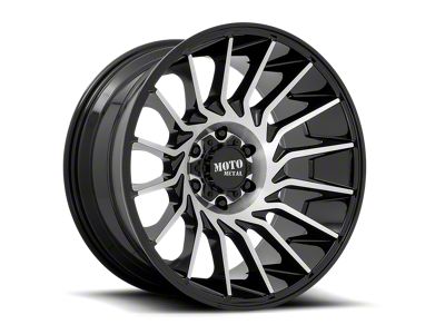 Moto Metal MO807 Gloss Black Machined 6-Lug Wheel; 20x10; -18mm Offset (05-15 Tacoma)