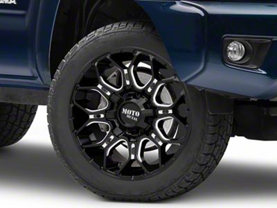 Moto Metal MO808 Sniper Gloss Black Milled 6-Lug Wheel; 20x10; -18mm Offset (05-15 Tacoma)