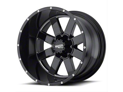 Moto Metal MO962 Gloss Black Milled 6-Lug Wheel; 18x12; -44mm Offset (05-15 Tacoma)