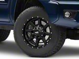 Moto Metal MO970 Gloss Black with Milled Lip 6-Lug Wheel; 17x8; 0mm Offset (05-15 Tacoma)