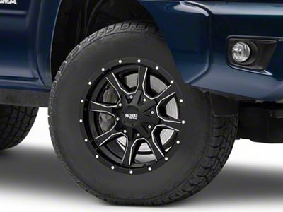 Moto Metal MO970 Satin Black Milled 6-Lug Wheel; 17x8; 0mm Offset (05-15 Tacoma)