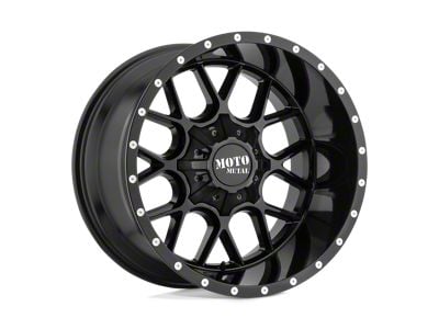 Moto Metal Siege Gloss Black 6-Lug Wheel; 20x9; 0mm Offset (05-15 Tacoma)