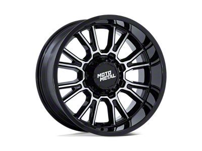 Moto Metal Legacy Gloss Black Machined 5-Lug Wheel; 20x9; 20mm Offset (07-13 Tundra)