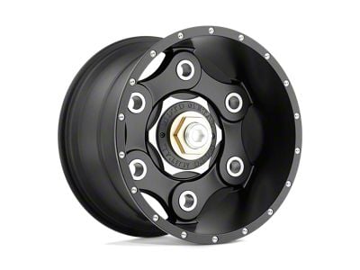 Moto Metal Link Satin Black 5-Lug Wheel; 22x10; -18mm Offset (07-13 Tundra)