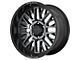 Moto Metal MO802 Gloss Black Machined with Gray Tint 5-Lug Wheel; 20x10; -18mm Offset (07-13 Tundra)