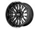 Moto Metal MO802 Gloss Black Milled 5-Lug Wheel; 20x10; -18mm Offset (07-13 Tundra)