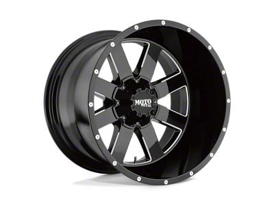 Moto Metal MO962 Gloss Black Milled 5-Lug Wheel; 18x10; -24mm Offset (07-13 Tundra)