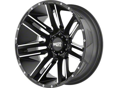 Moto Metal MO978 Razor Satin Black Machined 5-Lug Wheel; 20x9; 18mm Offset (07-13 Tundra)