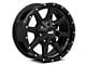 Moto Metal MO970 Gloss Black with Milled Lip 6-Lug Wheel; 24x14; -76mm Offset (10-24 4Runner)