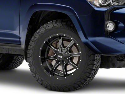 Moto Metal MO970 Semi Gloss Black Milled 6-Lug Wheel; 18x9; 18mm Offset (10-24 4Runner)