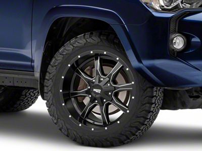 Moto Metal MO970 Semi Gloss Black Milled 6-Lug Wheel; 20x9; 12mm Offset (10-24 4Runner)