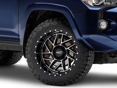 Moto Metal MO985 Breakout Gloss Black Machined 6-Lug Wheel; 20x10; -18mm Offset (10-24 4Runner)