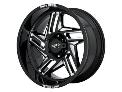 Moto Metal MO996 Ripsaw Gloss Black Milled 6-Lug Wheel; 20x12; -44mm Offset (10-24 4Runner)