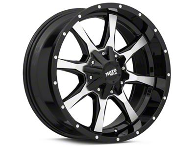 Moto Metal MO970 Gloss Black Machined 5-Lug Wheel; 18x9; 18mm Offset (07-13 Tundra)