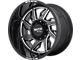 Moto Metal MO997 Hurricane Gloss Black Milled 6-Lug Wheel; Left Directional; 20x10; -18mm Offset (16-23 Tacoma)