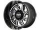 Moto Metal MO997 Hurricane Gloss Black Milled 6-Lug Wheel; Right Directional; 20x10; -18mm Offset (16-23 Tacoma)