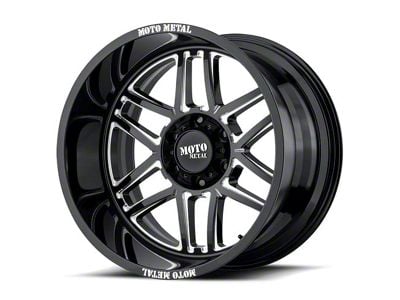 Moto Metal MO992 Gloss Black Milled 6-Lug Wheel; 20x10; -18mm Offset (2024 Tacoma)