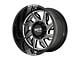 Moto Metal MO997 Hurricane Gloss Black Milled 6-Lug Wheel; Right Directional; 20x10; -18mm Offset (2024 Tacoma)