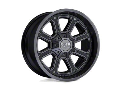 Moto Metal Shift Matte Gray with Gloss Black Inserts 6-Lug Wheel; 18x9; 18mm Offset (10-24 4Runner)