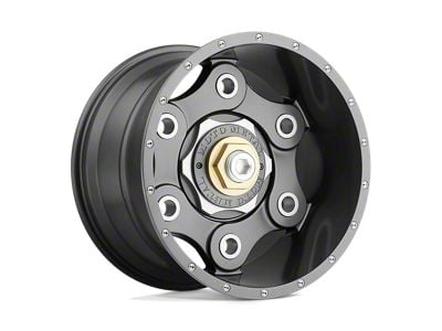 Moto Metal Link Gunmetal 6-Lug Wheel; 17x9; 18mm Offset (21-24 Bronco, Excluding Raptor)