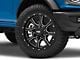 Moto Metal MO970 Satin Black Milled 6-Lug Wheel; 20x10; -24mm Offset (21-24 Bronco, Excluding Raptor)