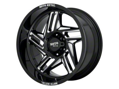 Moto Metal MO996 Ripsaw Gloss Black Milled 6-Lug Wheel; 20x10; -18mm Offset (22-24 Bronco Raptor)