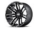 Moto Metal Razor Satin Black Machined 6-Lug Wheel; 18x9; 18mm Offset (21-24 Bronco, Excluding Raptor)