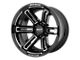 Moto Metal Rukus Gloss Black Milled 6-Lug Wheel; 20x9; 0mm Offset (22-24 Bronco Raptor)