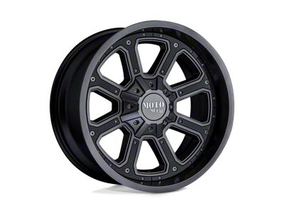 Moto Metal Shift Matte Gray with Gloss Black Inserts 6-Lug Wheel; 18x9; 18mm Offset (22-24 Frontier)