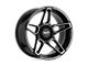 Moto Metal Fang Gloss Black Machined Wheel; 20x10 (20-24 Jeep Gladiator JT)