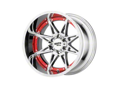 Moto Metal Hydra Chrome Wheel; 20x9; 0mm Offset (20-24 Jeep Gladiator JT)