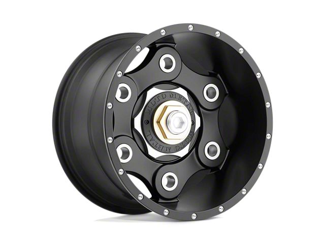 Moto Metal Link Satin Black Wheel; 20x10 (20-24 Jeep Gladiator JT)