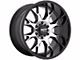 Moto Metal MO806 Gloss Black Machined Wheel; 20x10 (20-24 Jeep Gladiator JT)