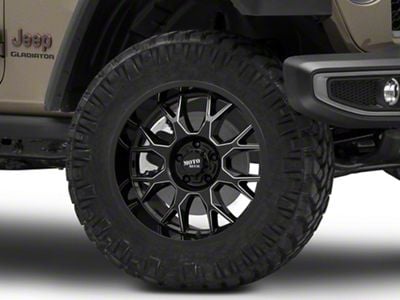 Moto Metal MO806 Gloss Black Milled Wheel; 20x10 (20-24 Jeep Gladiator JT)