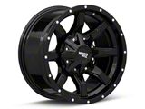 Moto Metal MO970 Gloss Black with Milled Lip Wheel; 18x10; -24mm Offset (20-25 Jeep Gladiator JT)