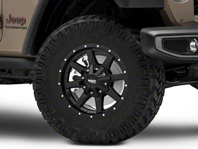 Moto Metal MO970 Gloss Black Wheel; 17x8; 0mm Offset (20-24 Jeep Gladiator JT)