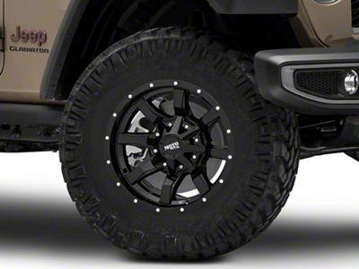 Moto Metal MO970 Gloss Black Wheel; 17x9; -12mm Offset (20-24 Jeep Gladiator JT)