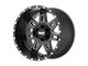 Moto Metal MO975 Satin Black Milled Wheel; 18x9 (20-24 Jeep Gladiator JT)