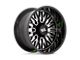Moto Metal Stinger Gloss Black Machined Wheel; 20x9 (20-24 Jeep Gladiator JT)
